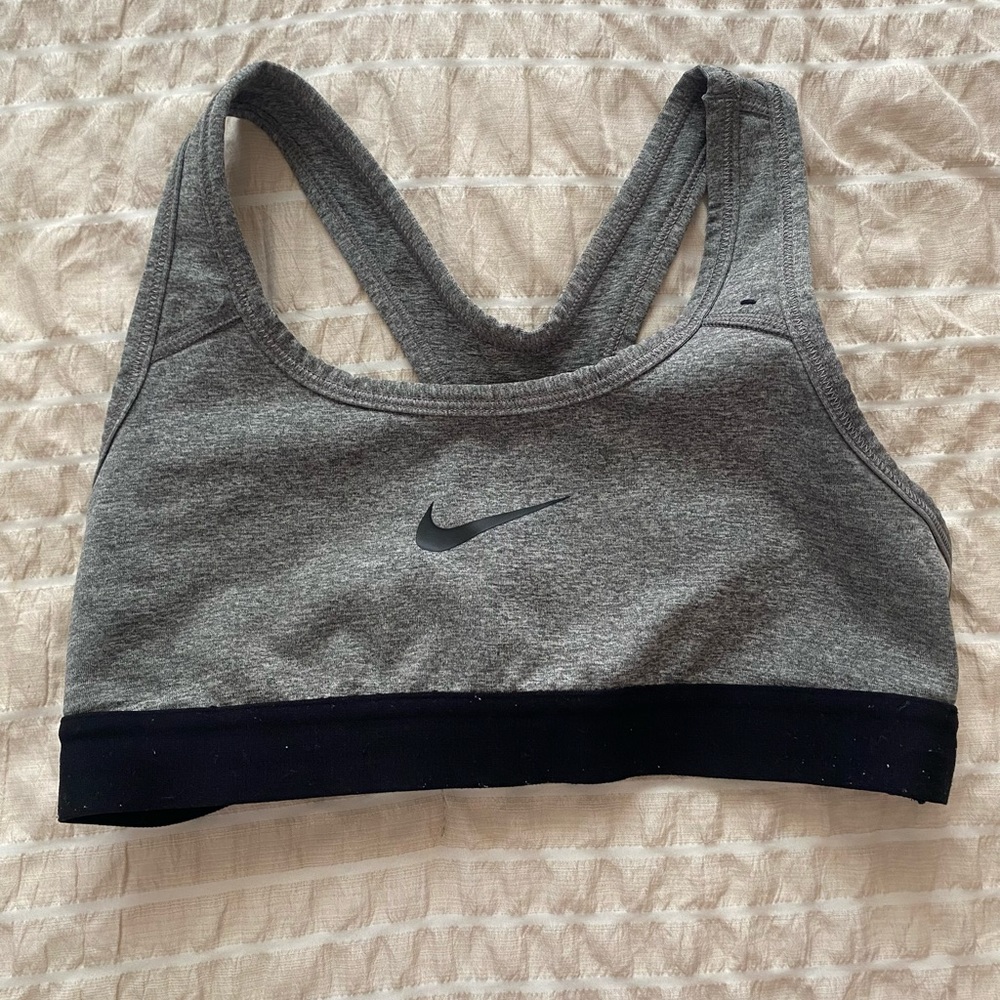 Grey Nike Sports Bra
